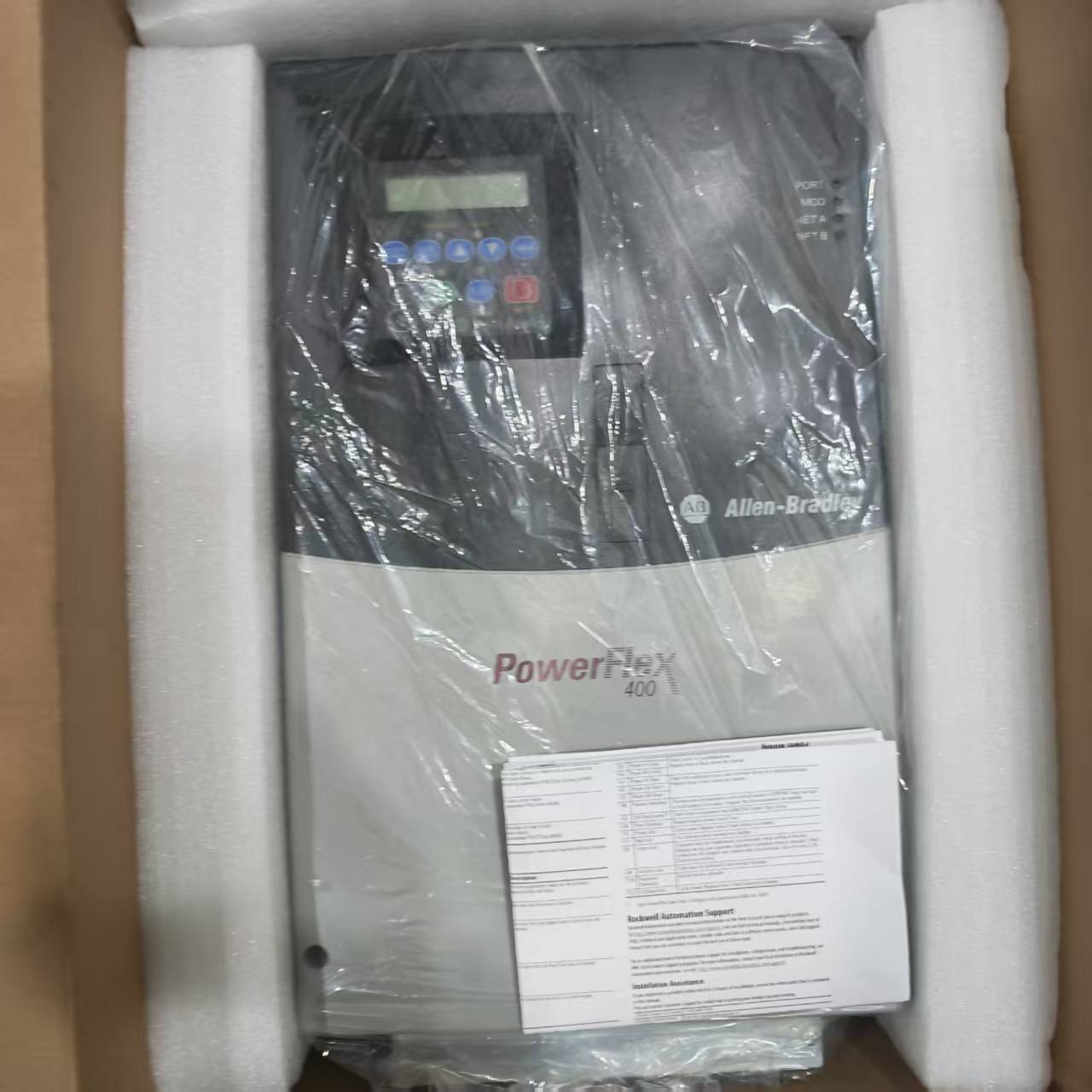 Allen-Bradley PowerFlex 400 VFD 0.75HP 240V AC Motor Drive