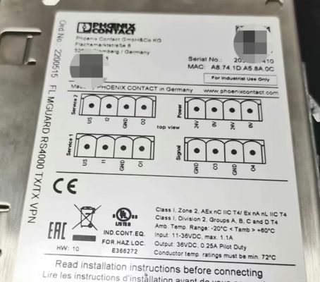 Fl 2008 Router Phoenix Contact FL MGUARD RS4000 TX/TX VPN Router