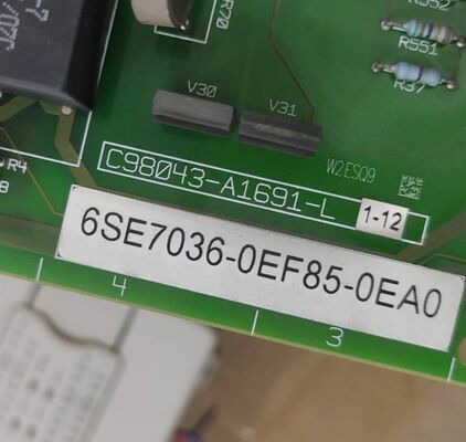 Siemens 6SE7036-0EF85-0EA0 PET1 Control Pre-Charge Module